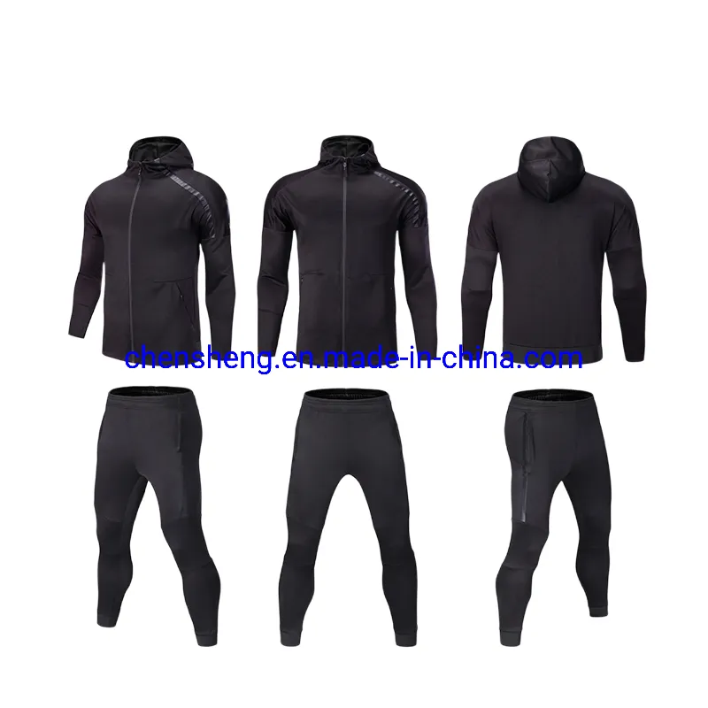 Novo design de ternos esportivos/sublimação personalizada em branco para corrida para homens treinando moletons casuais